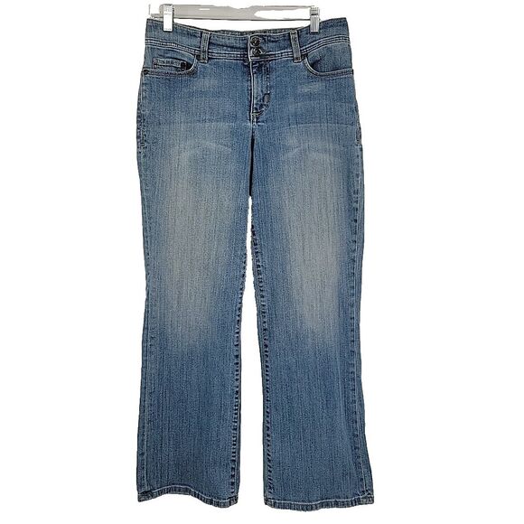 Anne Klein Denim - Anne Klein AK Womens Boot Cut Jeans Size 8 Short Measures 30x29